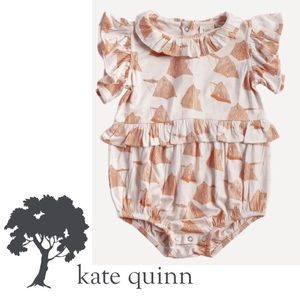 Kate Quinn Sleeveless Ruffle Bubble - Melon Beach Tents, Size 2T